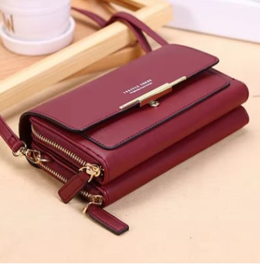 KoraMax Wallet Bag – Multi-Card & Phone Shoulder Purse