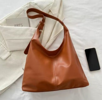 Solea Soft Tote – Retro Casual Shoulder Bag